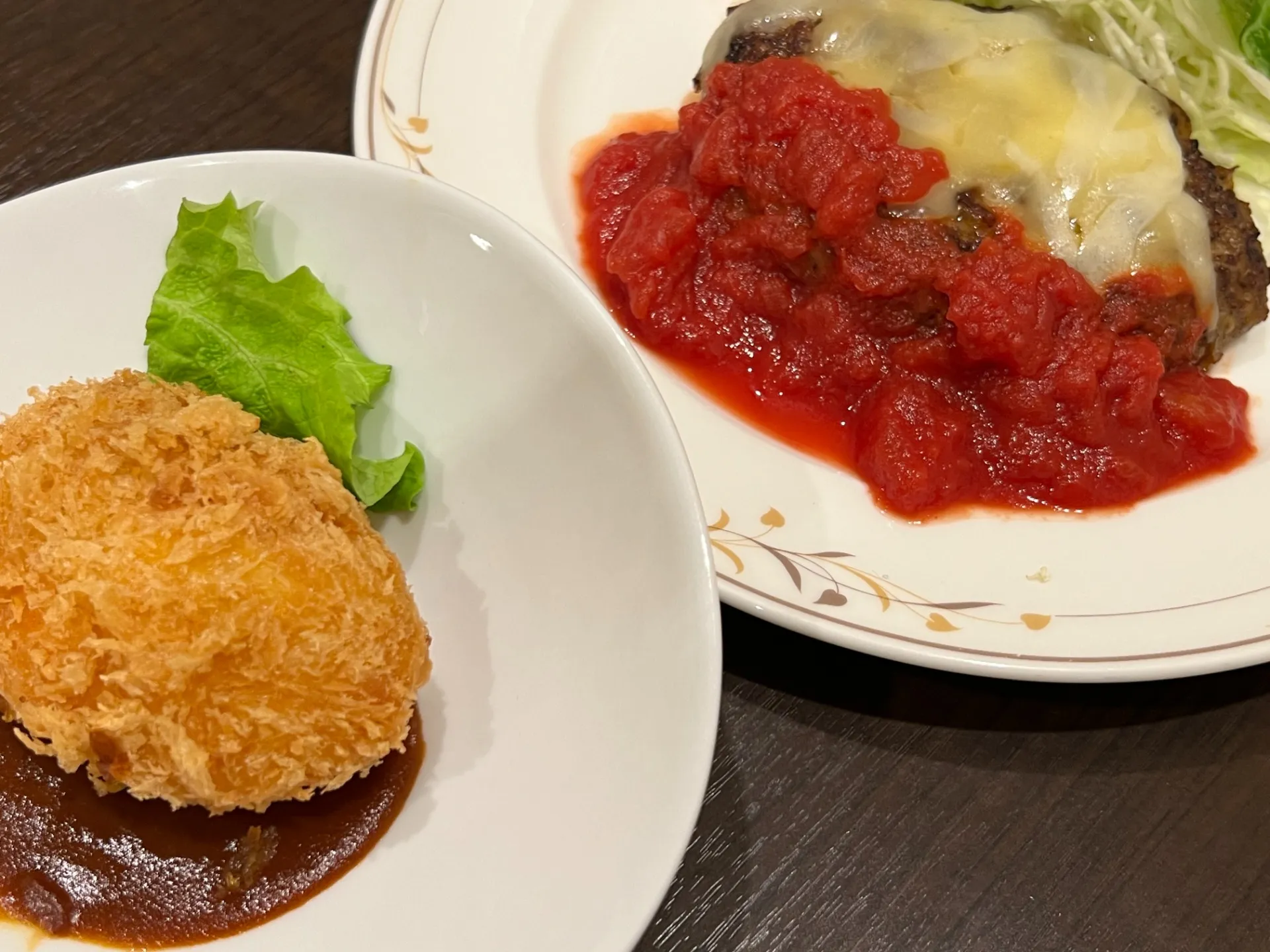 カニクリームコロッケをトッピング